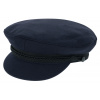 Fiebig - Headwear since 1903 Námornícka vlnená kapitánka - Fisherman Cap wool - modrá Veľkosť: 60 cm