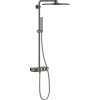 GROHE Euphoria SmartControl Cube Duo nástenný sprchový systém s termostatom, horná sprcha 2jet 310 x 310 mm, tyčová ručná sprcha 1jet, tmavý grafit, 26508A00