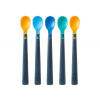 TOMMEE TIPPEE 471963 ČAJOVÉ LYŽIČKY S MÄKKOU ŠPIČKOU A DLHOU RUKOVÄŤOU 5 KS