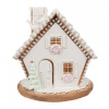 Clayre & Eef Cukrová perníková chalúpka s Led svetielkami Gingerbread House - 17 * 16 * 17 cm / 3 * AAA - Clayre & Eef