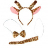 Detská sada Žirafa - safari - unisex - 3 ks