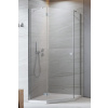 RADAWAY ESSENZA PTJ 80 x 100cm ľavý sprchový kút päťuholníkový, profil chróm, sklo číre, 1385010-01-01L1385054-01-01