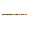 Milwaukee titánový vrták do kovu 7 mm RED HEX HSS-G TiN 48894717
