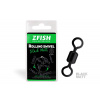 ZFISH Obratlík Rolling Swiwel Black Matt veľ. 8, 10ks