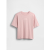 GAP Detské oversize tričko s logom 1969 Ružová L Ružová Ružová