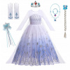 Kostým pre dievča - Set Outfit Dress Massguise Elza Elsa 110/116 (Set Outfit Dress Massguise Elza Elsa 110/116)