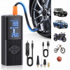 KOMPRESOR AUTOMOBILOVÝ NA BICYKEL AKUMULÁTOROVÁ PUMPA 9000 mAh150PSI