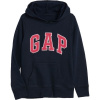 GAP LOGO HOOD tmavo modrá,červená Dievčenská mikina XXL
