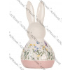 Jarná dekorácia keramický zajac 18 cm - fiori