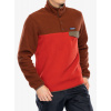 Flísová mikina Patagonia Lightweight Synch Snap-T Pullover - amanita red