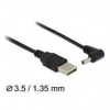 DELOCK CABLE USB POWER > DC 3.5 X 1.35 MM MALE 90°