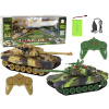 LEAN TOYS RC Bojové tanky, diaľkovo ovládaná súprava, infračervený