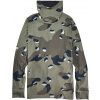 pánske termoprádlo - tričko BURTON MIDWEIGHT LONG NECK Forest Moss Cookie Camo L