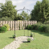 vidaXL Záhradné oblúky 2 ks čierne Ø180x255 cm oceľ - Čierna - 169933-104239
