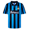 Score Draw Internazionale Home Shirt 1992 Adults Blue/Black XL
