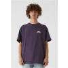 Lost Youth Tee - Flower Waves - purplenight XXL