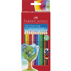 Farebné ceruzky, sada, trojhranný tvar, FABER CASTELL Grip 2001, 12 rôznych farieb