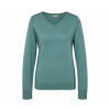 Tchibo - Pulóver z jemného úpletu s merino vlnou - pre dámy - veľ. L 44/46 - farba: zelená