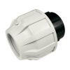 KOPOS Koncovka 05031_KB HDPE Ø32 šroubovací šedá
