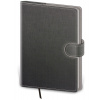 Diár 2026 denný A5 Flip - šedo/šedá