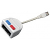 SOLARIX rozbočovač, počítač/počítač, 2 x RJ45, UTP T-MOD 3-U5