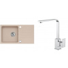 Set Alveus (dřez Galapagos 30 Beige 55 + baterie Reno Chrom) SETA520