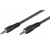 PremiumCord Kabel Jack 3,5mm M/M 5m/ černý