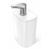 Simplehuman Dávkovač mýdla a desinfekce Pulse - 473 ml, bílá ocel