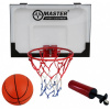 Basketbalový koš s deskou MASTER 45 x 30 cm