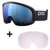 Lyžiarske okuliare POC Fovea MID + Vymeniteľná šošovka Fovea MID Clarity Highly Intense/Artificial Light Čierna Normálna veľkosť