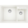 Blanco Legra 8, silgranitový drez 780x500x190 mm, 2-komorový, biela, BLA-526226