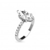 iZlato Forever Diamantová obruč z bieleho zlata pre 2ct diamant Jordana, 14K CSTM3PW-200