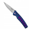 Nôž - Mcusta Katana VG-10 Blue/Purple 8,5cm Nóż Składany (Nôž - Mcusta Katana VG-10 Blue/Purple 8,5cm Nóż Składany)