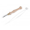 Dutá ihla skrutkovacia / vyšívacie pero AIRO Ø5 mm pre hrubšie priadze prírodná svetlá 1sada