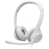 Slúchadlá Logitech USB Headset H390 biely (981-001286)