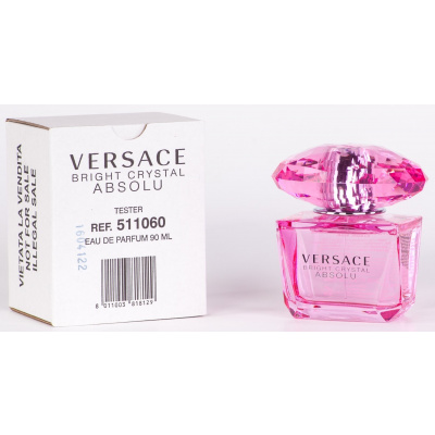 Versace Bright Crystal Absolu - s vrchnákom, Parfémovaná voda - Tester, Dámska vôňa, 90ml