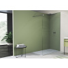 Sanswiss Ronal - Walk-In voľne stojaca stena 90 cm + transparentné sklo + AquaPerl