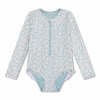 Swim Essentials Plavky s dlhým rukávom s UPF 50+ Florish green