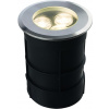 Nowodvorski 9104 Zemné svietidlo PICCO L LED 1W, 3000K, 130lm, čierna/strieborná