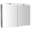 Sapho RIWA galérka s LED osvetlením, 101x70x17cm, dub strieborný SPH RIW100-0011