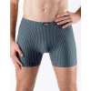 Pásnké boxerky s delší nohavičou GINO 74169P lékořice dunaj L/XL