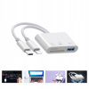 ADAPTÉR ČÍTAČKY PAMÄŤOVÝCH KARIET PRE ANDROID IPHONE LIGHTNING MICRO SD USB 3V1