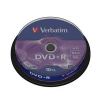 VERBATIM DVD+R AZO 4,7GB, 16x, spindle 10 ks 43498