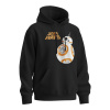 Sablio Mikina s potlačou Star Wars BB-8 s textom - černá 4XL