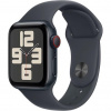 Apple Watch SE GPS + Cellular 40mm Midnight Aluminium Case with Midnight Sport Band - S/M mxgc3qc/a