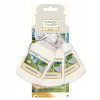 Visačka do auta Yankee Candle Clean Cotton papierová 3 ks