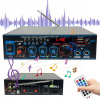 DIGITÁLNY ZOSILŇOVAČ ZVUKU STEREO BLUETOOTH RÁDIO 2 KANÁLOVÝ