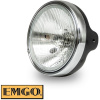 EMGO 66-65022 reflektor / univerzálna kompletná lampa H4, čierna (priemer vložky 7