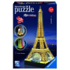Ravensburger: Trojrozmerné puzzle Eiffelova veža, 216 dielikov, so svetlom