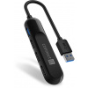 Connect IT USB-A húb USB 3.0, externý, čierny CHU-4000-BK CHU-4000-BK